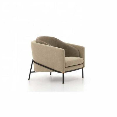 Hotel Lobby Sofa Chair Lounge Single Seater Sofa Chair For Living Room