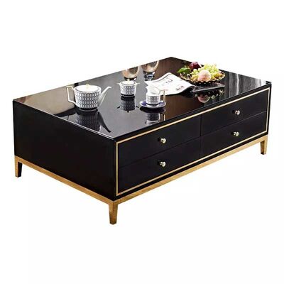 Factory Sale Living Room Furniture Sets Metal Center Coffee Tables
