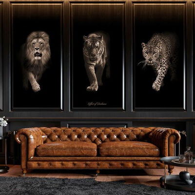 Kd Commercial Furniture 3 Seater Club Lounge Sofa Antique Luxury Vip