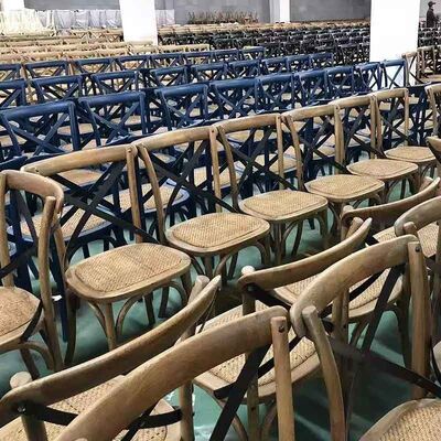 Stackable Wedding Banquet Chairs Bent Wood Oak X Back Beech Solid Wood