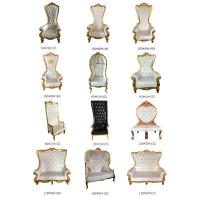 Royal High Back King Throne Chairs Wedding Rental Bride And Groom Sofa Chair