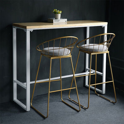 Nordic Cafe Bar Stools Height For 36 Inch Counter Velvet Tall Gold Metal