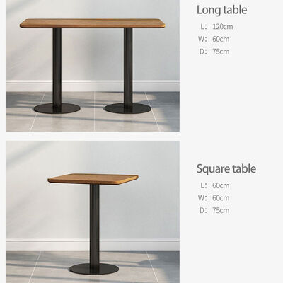 150 Cm 120 Cm Booth Seating Restaurant Dining Table And Chairs X4 X6 Vintage