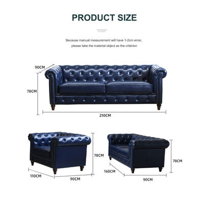 3 Seater 2 Seater Tufted Club Sofa KTV Room U Shaped Couch Bed Comfy