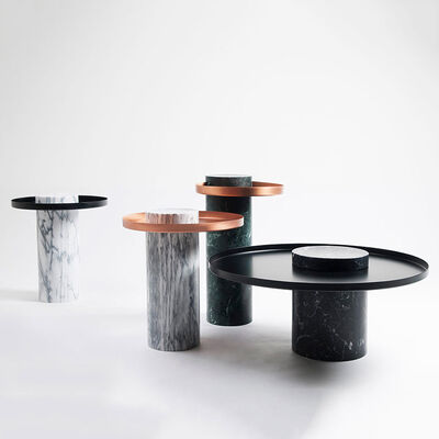 Marble Top Round Center Table For Dining Room Bedroom Italian Ss 400x420mm