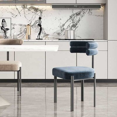 Giá tốt. Italian Simple Half Arc Armchair Home Leisure Negotiation Dining Chair trực tuyến