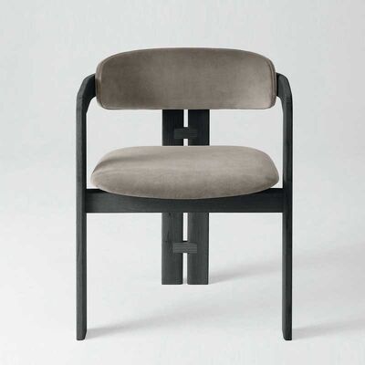 Giá tốt. Black Solid Wood Frame Simple Design Nordic Light Luxury Dining Chairs trực tuyến