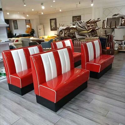 Giá tốt. American Restaurant Fast Food Booth Seating Retro 1950S Long Sofa trực tuyến
