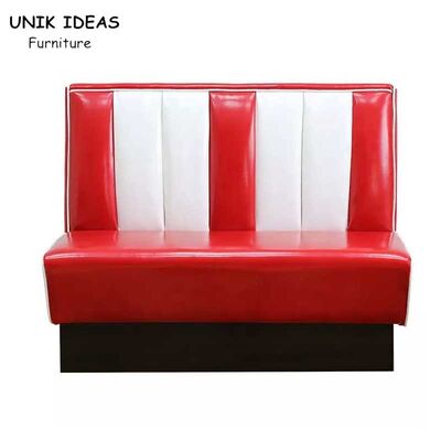 Giá tốt. Restaurant Dining Pu Leather Commercial Booth Seating 1950s America Design trực tuyến
