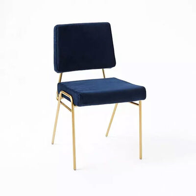 Giá tốt. Comfortable OEM High Back Dining Chair Metal Legs Fashion Velvet trực tuyến