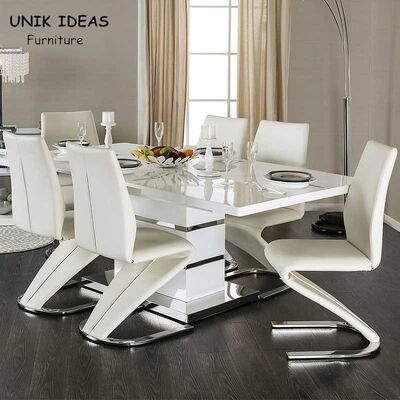Giá tốt. MDF Extendable Dining Table Set 6 / 8 Seat For Modern Apartment trực tuyến