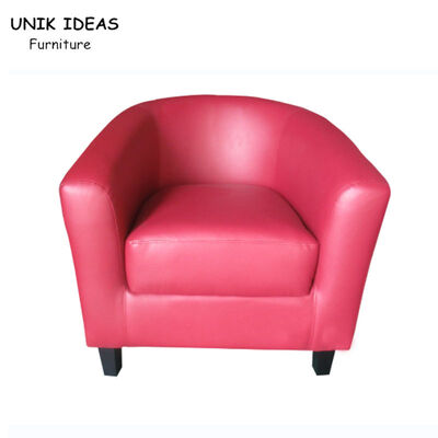 Giá tốt. PVC Leather Modern Single Armchair Weedtree Frame For Restaurant Club Seat trực tuyến