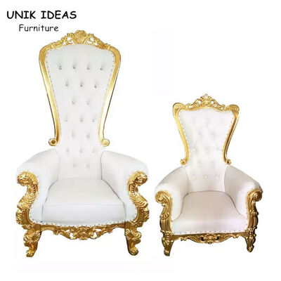 Giá tốt. Royal High Back King Throne Chairs Wedding Rental Bride And Groom Sofa Chair trực tuyến