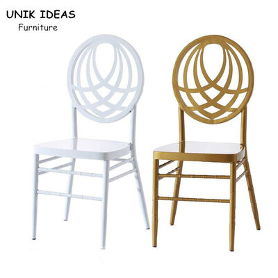 Giá tốt. Supplies Metal Gold White Wedding Banquet Chiavari Chair With Cushion For Event trực tuyến