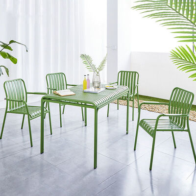 Giá tốt. Aluminum Metal Patio Terrace Balcony Leisure Chair and Table Set Outdoor Armchairs trực tuyến