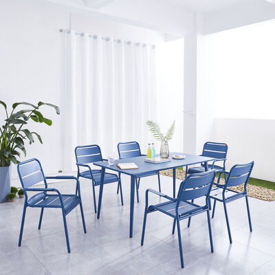 Giá tốt. Colorful Terrace Balcony Furniture Stackable Outdoor Garden Coffee Table and Chair Waterproof trực tuyến