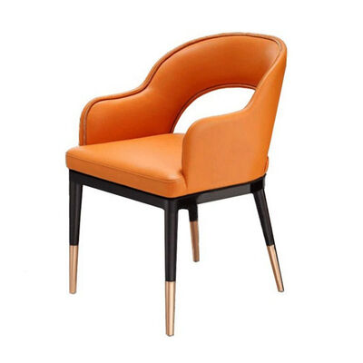 Giá tốt. Light Luxury Dining Chairs Solid Wood Armchair Restaurant Cafe Negotiation Leisure Chair trực tuyến