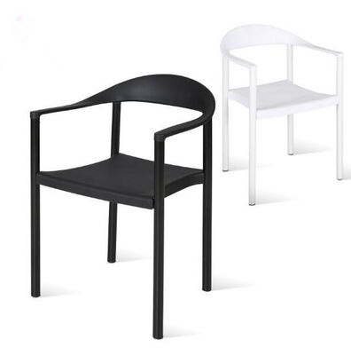Giá tốt. Leisure Chair With Armrest Metal Leg PP Dining Arm Chair Polypropy Plastic Chair trực tuyến