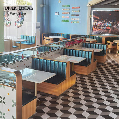Giá tốt. Furniture Sets Sofa Booth Seating Cafe Fast Food Design and Table Wholesale Restaurant Set trực tuyến