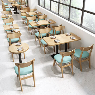 Giá tốt. Modern Restaurant Dining Table and Chairs Sets Solid Wood Coffee Crisps Chair Many Options trực tuyến
