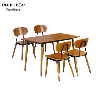 Giá tốt. Industrial Bent Plywood Coffee Shop Dining Chair Set Simple Design Fast Food Restaurant Furniture trực tuyến