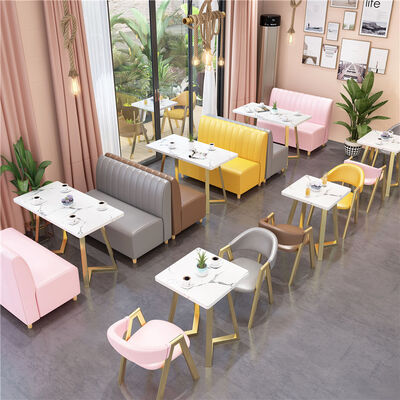 Giá tốt. Metal Restaurant Dining Table And Chairs For 4 Indoor Events Furniture 51x42x78cm trực tuyến