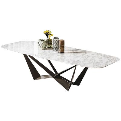 Giá tốt Small Luxury Dining Table And Chairs 4 Person Marble Dining Table Set 200cm 180cm 160cm 220cm trực tuyến