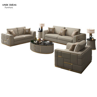 Giá tốt. Modular Couch For Small Spaces 6 Seater Genuine Leather Sectional Sofa 3 Piece trực tuyến