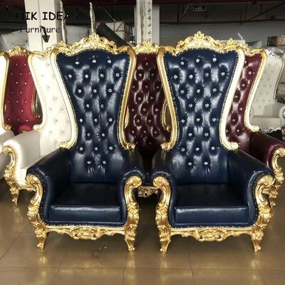 Giá tốt. Red Blue White King And Queen Wedding Chairs For Rent High Back Royal Unik Ideas trực tuyến