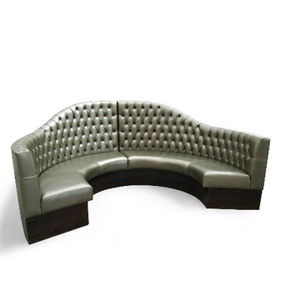 Giá tốt 9 Seat U Shaped Sectional Sofa With Recliners High Back Nightclub Booth Seating trực tuyến