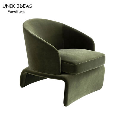 Giá tốt Sofa Single Seater Armchair Velvet Green Lounge Italian Design 75x82x69cm trực tuyến