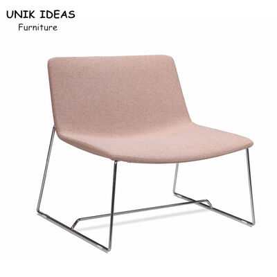 Giá tốt Modern Comfortable Single Seater Sofa Without Arms Armless Pink Accent Hotel trực tuyến