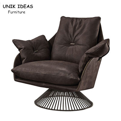Giá tốt. Luxury Single Seater Swivel Chair Sofa Armchair Comfortable Leather Leisure trực tuyến