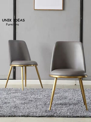Giá tốt. Outdoor Gold Metal Frame Dining Chairs Minimalist North European Style Dining Set Comfortable trực tuyến