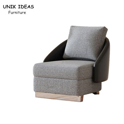 Giá tốt Black Grey High Back Single Seater Sofa Wingback Accent Chair Gray Italian 78cm trực tuyến