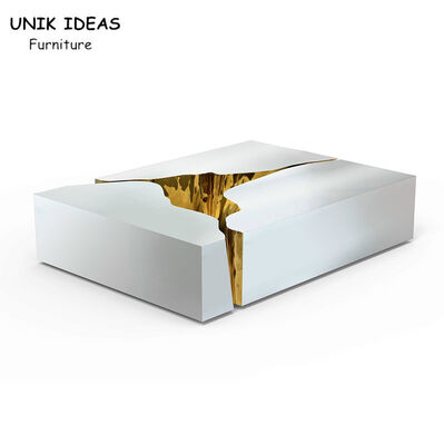Giá tốt. Modern White Black Stainless Steel Coffee Table Designs Metal Short 1100x700x340 trực tuyến