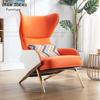 Giá tốt. Nordic Wing Stainless Steel Armchair Lounge Single Chairs Eucalyptus Inner trực tuyến