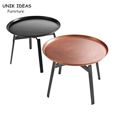 Giá tốt. Round Corner Coffee Center Table Home Furniture Minimalist Metal Tray trực tuyến