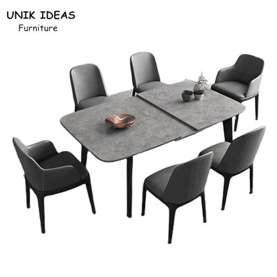 Giá tốt. 6 7 8 Seater Marble Dining Table And Chairs 130cm 140cm Minimalist Dining Table Set trực tuyến