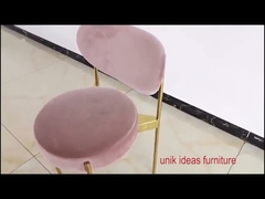 Ghế ăn chân kim loại